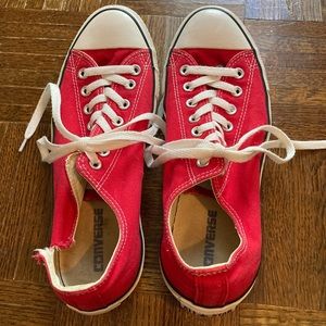 All Star Converse Mens Sneakers Shoes 9 Red